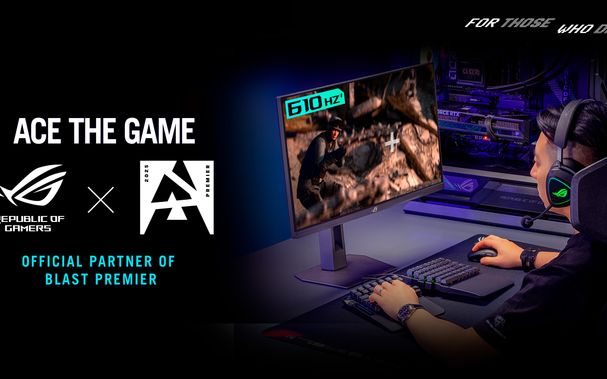 ASUS Republic of Gamers Becomes Official Monitor, PC, Laptop, and Peripheral Partner for Remainder of BLAST Premier 2025 Season